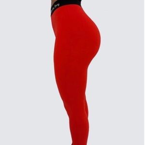 Saige Leggings Fire Red